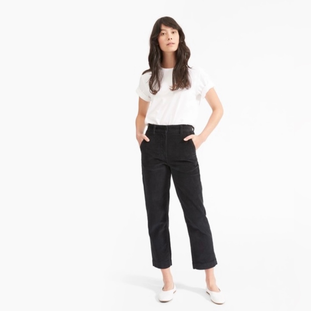 Everlane The Corduroy Straight Leg Crop pants